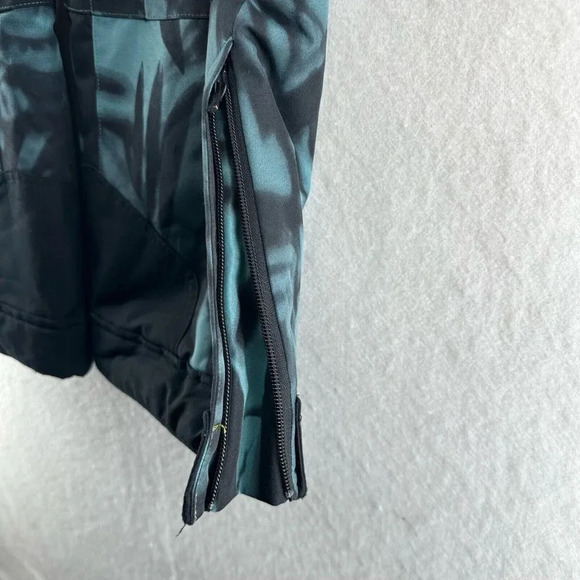 OBERMEYER Snow Pants Teens L 14-16 Parker Fleece Lined Ski Snowboard Black Blue - Picture 7 of 14